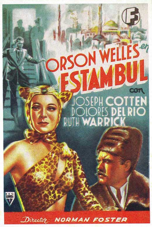 Journey into Fear Movie Poster Print featuring classic film art