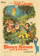 Snow White and the Seven Dwarfs Movie Poster Print featuring Snow White and her dwarfs.