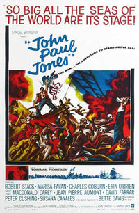John Paul Jones Movie Poster Print depicting a historical naval hero.