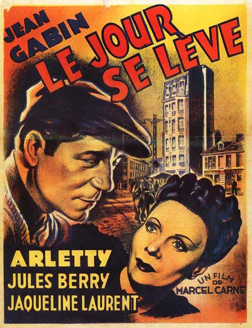 Le Jour Se Leve movie poster print showcasing classic cinema art.