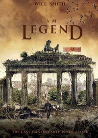I Am Legend Movie Poster Print featuring iconic film art.