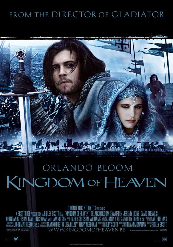 Kingdom of Heaven Movie Poster Print featuring epic cinematic art.