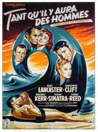 From Here to Eternity Movie Poster Print showcasing classic cinema.