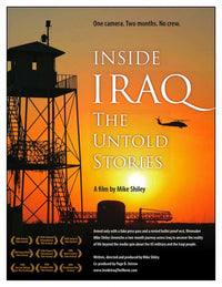 Inside Iraq: The Untold Stories Movie Poster showcasing gripping narrative themes.