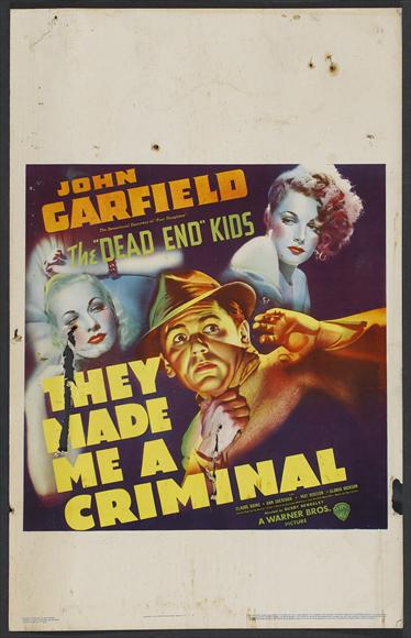 They Made Me a Criminal Movie Poster Print