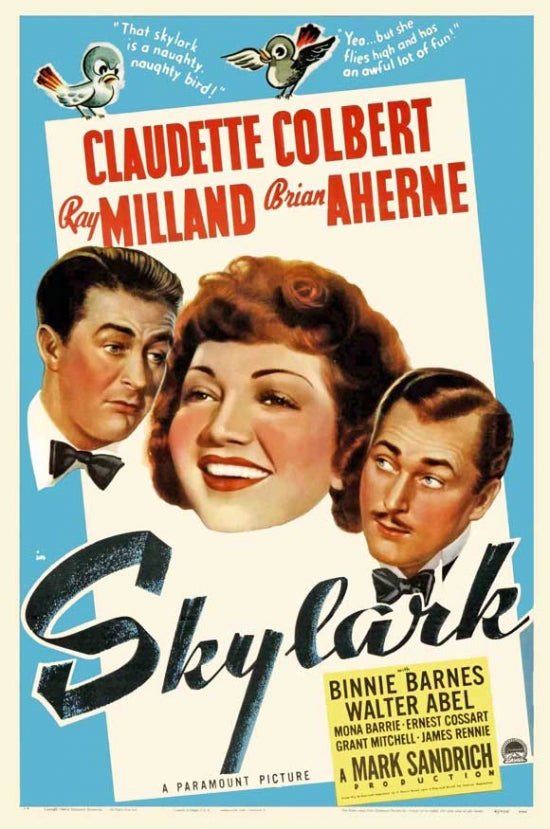 Skylark Movie Poster Print showcasing vibrant artwork.