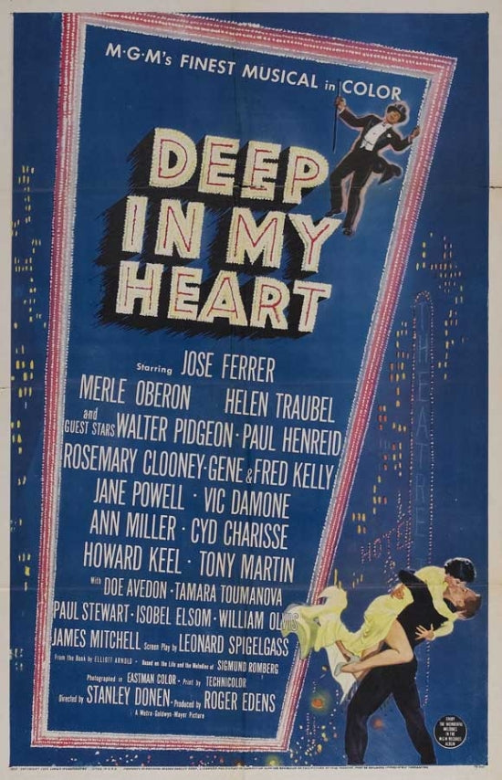 Deep In My Heart Movie Poster featuring classic film art.