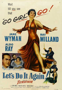 Let's Do It Again Movie Poster Print featuring vibrant imagery from the classic film.