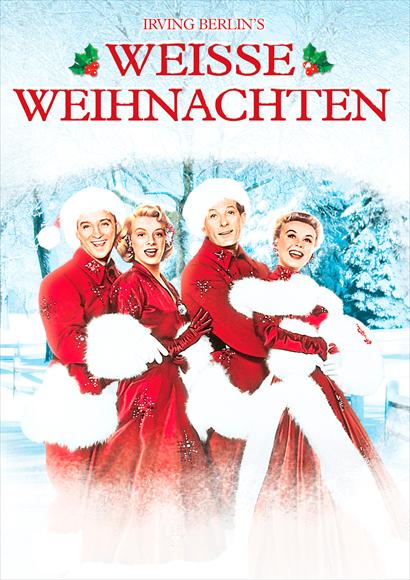 White Christmas Movie Poster Print featuring festive imagery.