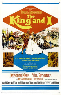 The King and I Movie Poster Print showcasing vibrant colors and classic design.