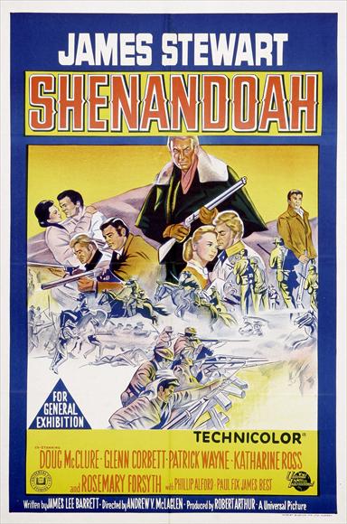 Shenandoah Movie Poster Print showcasing cinematic art.