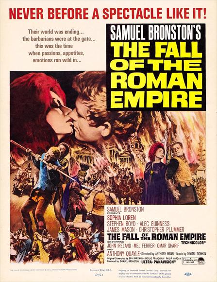 The Fall of the Roman Empire Movie Poster Print