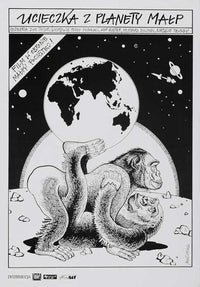 Escape from the Planet of the Apes Movie Poster Print showcasing iconic film imagery.