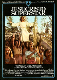 Jesus Christ Superstar Movie Poster Print featuring vibrant artwork.