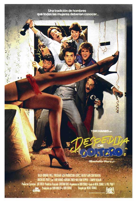 Bachelor Party Movie Poster Print showcasing iconic comedy artwork