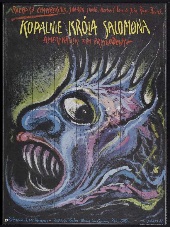 King Solomon's Mines Movie Poster Print featuring vibrant colors and classic design.