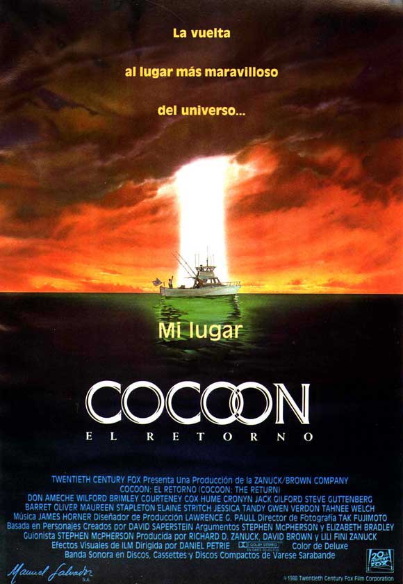 Cocoon: The Return Movie Poster Print featuring vibrant imagery.
