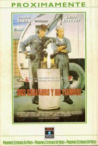 Men at Work Movie Poster Print featuring classic comedy art.