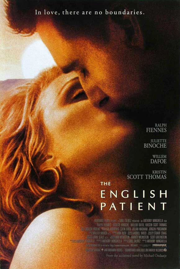 The English Patient Movie Poster Print showcasing romantic drama.