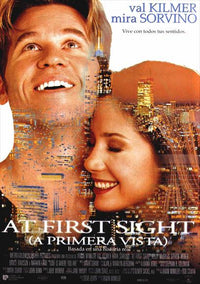 At First Sight Movie Poster Print featuring vibrant colors and emotional imagery.