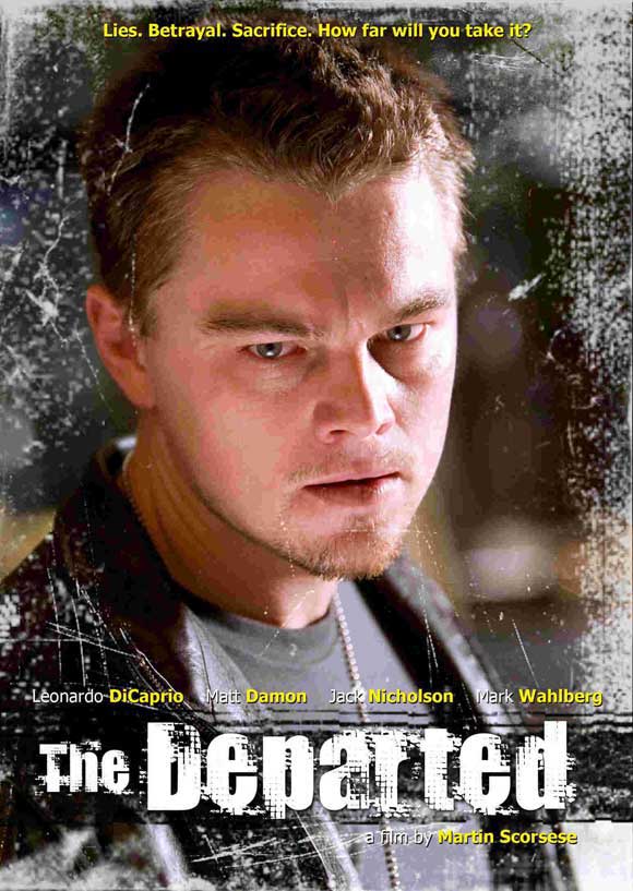 The Departed Movie Poster Print featuring iconic film imagery.