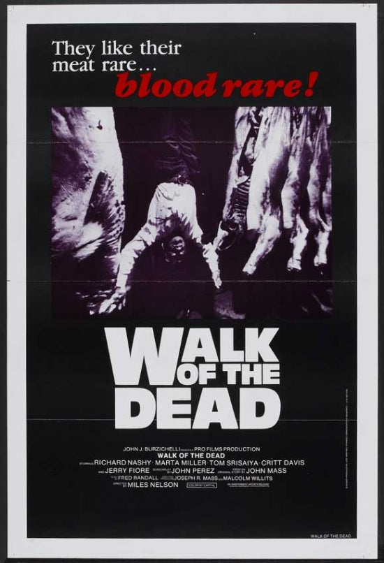 Vengeance of the Zombies Movie Poster Print featuring horror themes