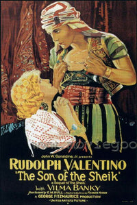 Son of the Sheik Movie Poster Print showcasing classic film art.