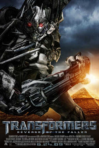 Transformers: Revenge of the Fallen Movie Poster Print featuring epic action scenes.