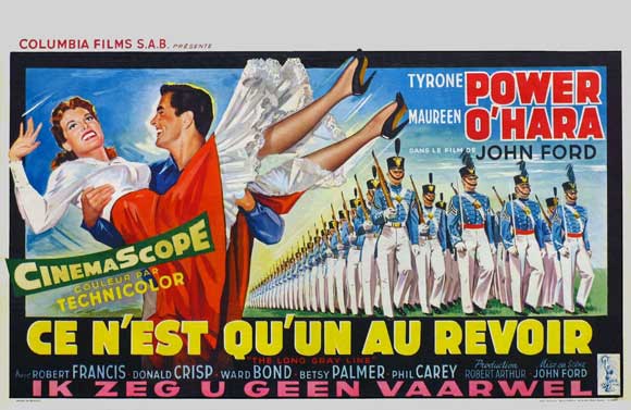 The Long Gray Line Movie Poster Print showcasing classic film imagery.