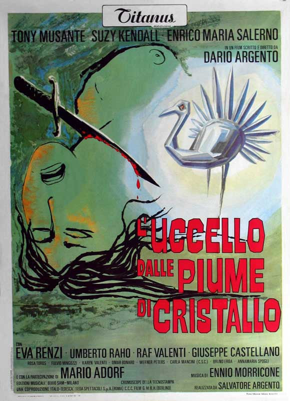 The Bird with the Crystal Plumage Movie Poster Print 11x17