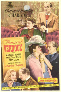 Monsieur Verdoux Movie Poster Print showcasing classic film art.