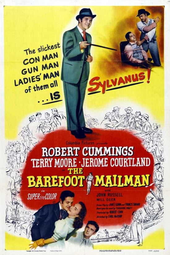 The Barefoot Mailman Movie Poster Print featuring classic film art.