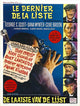 The List of Adrian Messenger Movie Poster Print featuring classic film design.