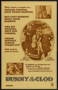 Bunny and Clod Movie Poster featuring classic film art.