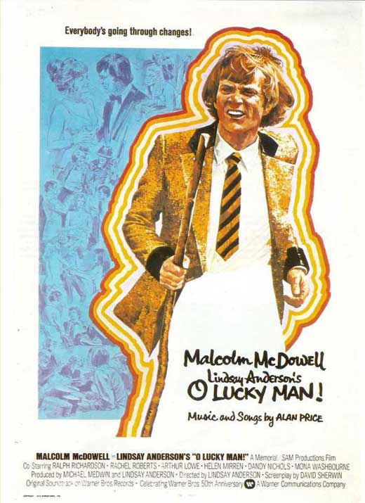 O Lucky Man! Movie Poster Print featuring iconic imagery from the film.