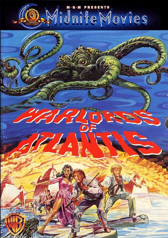 Warlords of Atlantis Movie Poster Print showcasing classic film art.