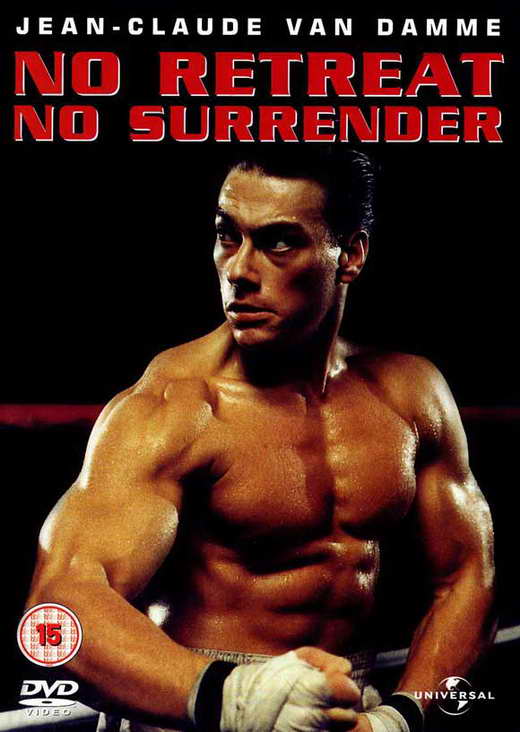 No Retreat No Surrender Movie Poster Print featuring martial arts theme.