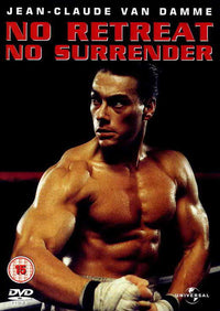 No Retreat No Surrender Movie Poster Print featuring martial arts theme.