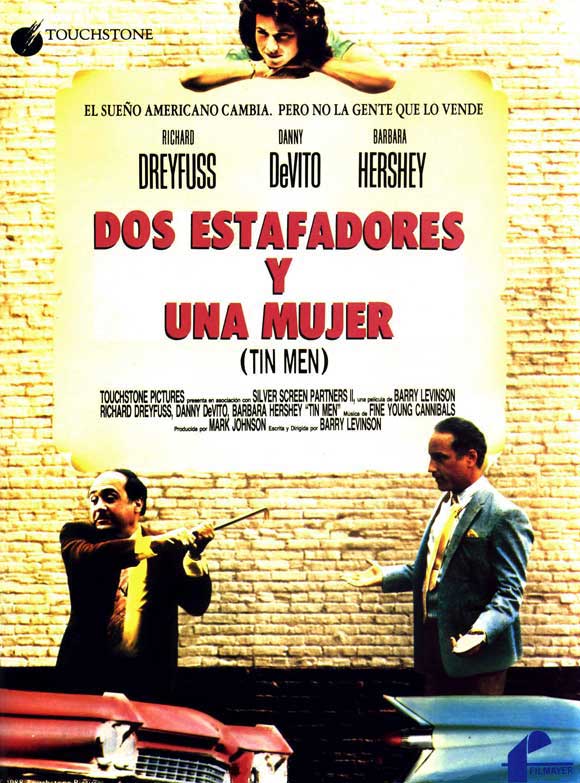 Tin Men Movie Poster Print showcasing classic film art