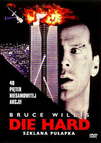 Die Hard Movie Poster Print featuring iconic action scenes