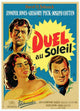 Duel in the Sun Movie Poster Print featuring classic cinema art.
