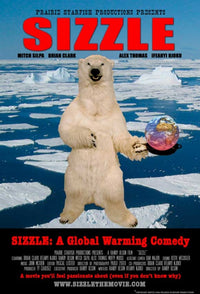 Sizzle: A Global Warming Comedy Movie Poster showcasing vibrant colors and engaging imagery.