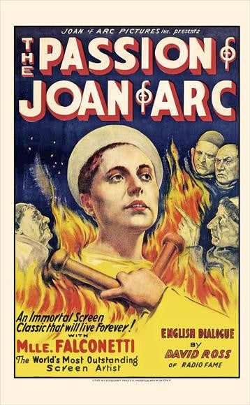 The Passion of Joan of Arc Movie Poster Print 11x17