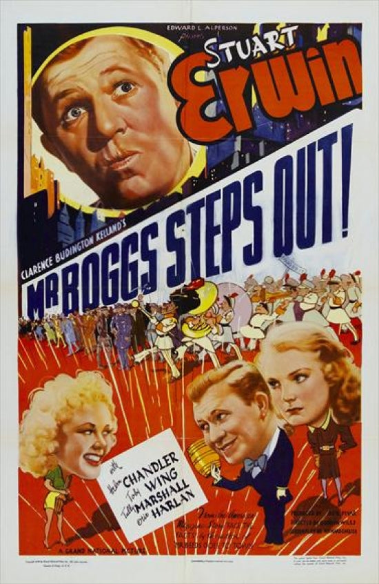 Mr. Boggs Steps Out Movie Poster Print in vibrant colors.