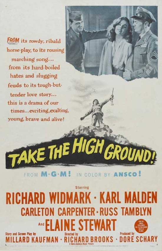 Take the High Ground movie poster print featuring dynamic imagery.