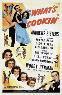 What's Cookin'? Movie Poster Print artwork for kitchen decor