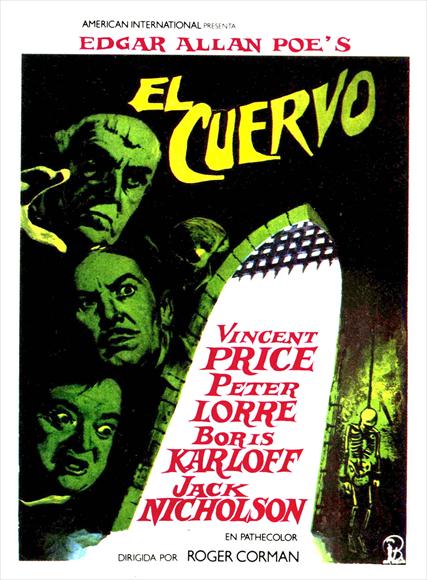 The Raven Movie Poster Print featuring classic literary imagery.
