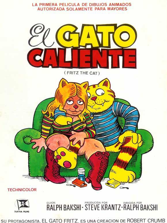 Fritz the Cat Movie Poster Print showcasing iconic animation art.