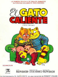 Fritz the Cat Movie Poster Print showcasing iconic animation art.