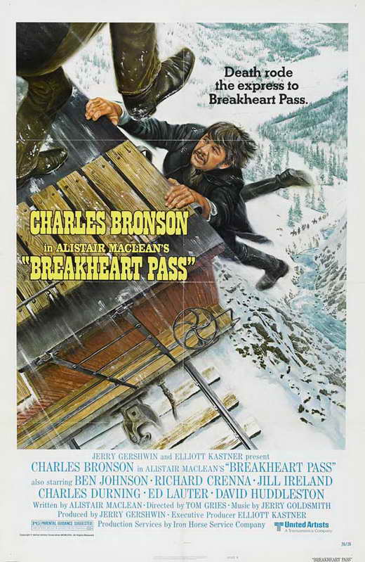 Breakheart Pass Movie Poster Print showcasing classic film art.